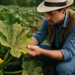 Foglie delle zucchine macchiate: il segnale da non ignorare per salvare il raccolto