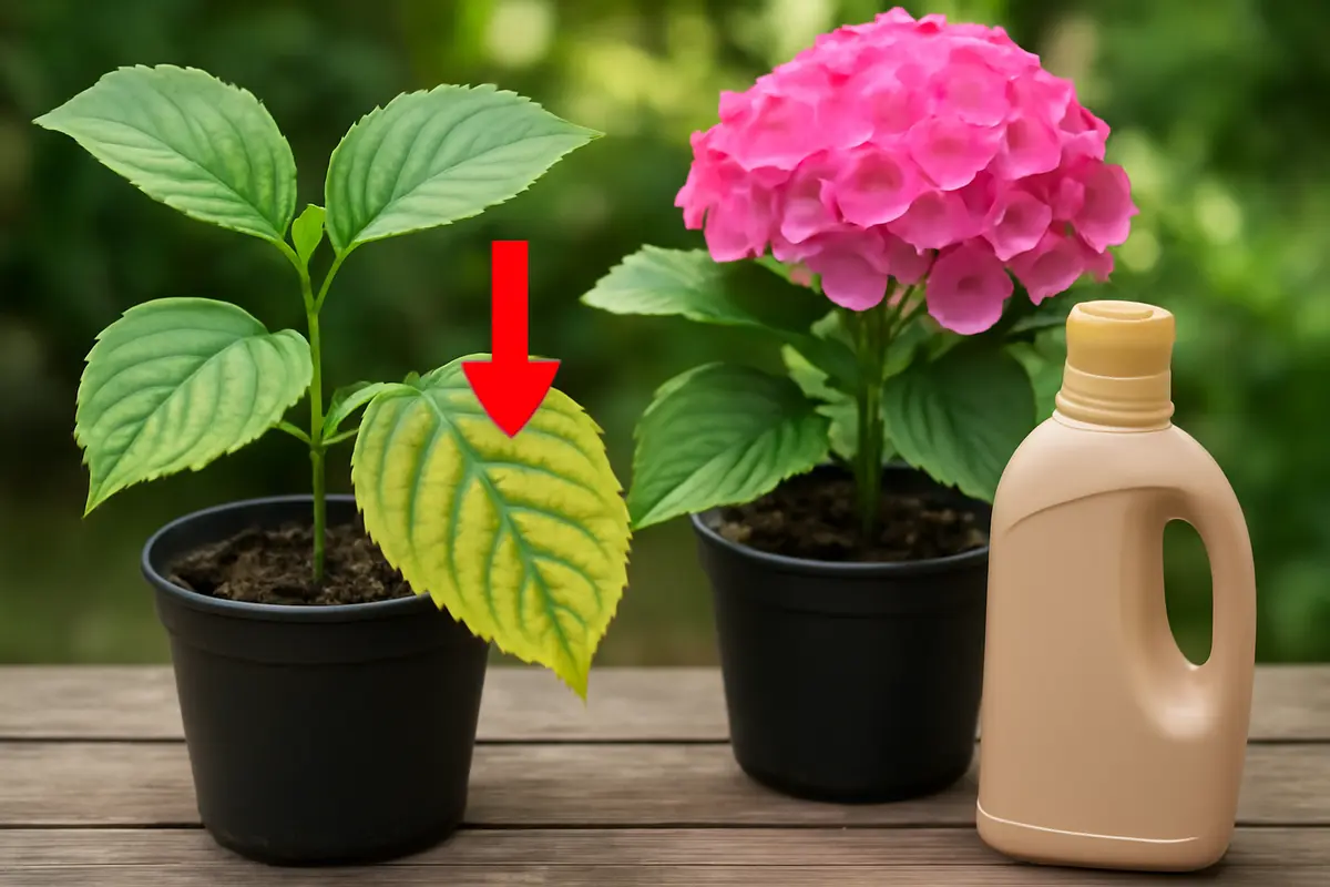 Come riconoscere carenze di ferro nelle ortensie? Segnali visivi e rimedi efficaci subito