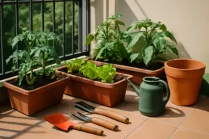 Coltivare ortaggi in vaso sul balcone: gli attrezzi indispensabili per non sprecare spazio