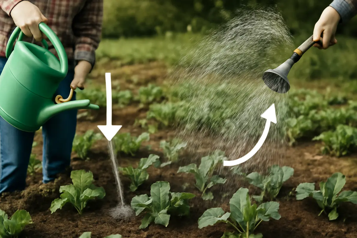 Innaffiamento riservato o a pioggia? metodologie a confronto per ottenere orti più fertili