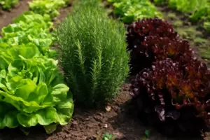 Piante aromatiche accanto alle insalate: l’abbinamento che tiene lontani i parassiti e migliora il raccolto