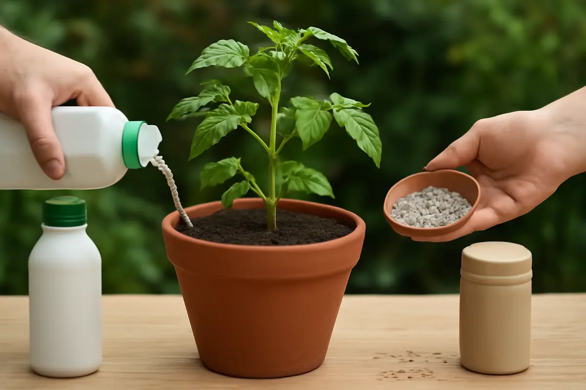 Fertilizzanti liquidi o granulari? Le differenze che incidono davvero sulla crescita delle piante