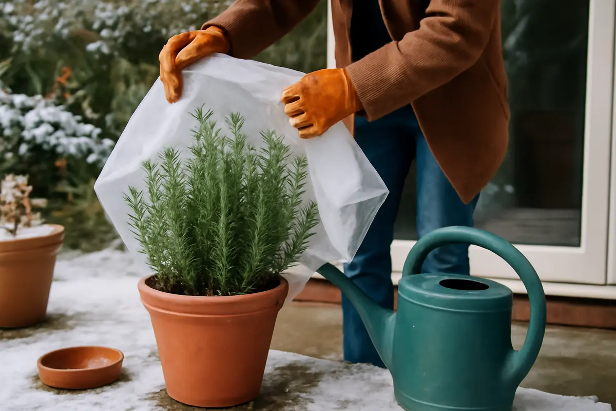 Come evitare che le piante di rosmarino si secchino in inverno? Un’accortezza semplice e spesso trascurata
