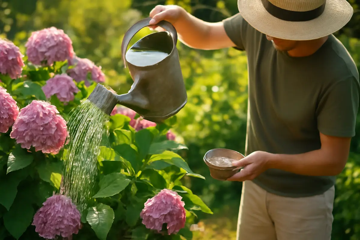 Ortensie più forti in estate: strategie naturali per foglie verdi e fioriture abbondanti
