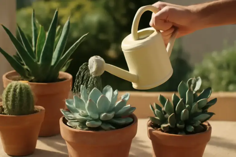 Irrigazione delle piante succulente in estate: il ritmo ideale che evita marciumi