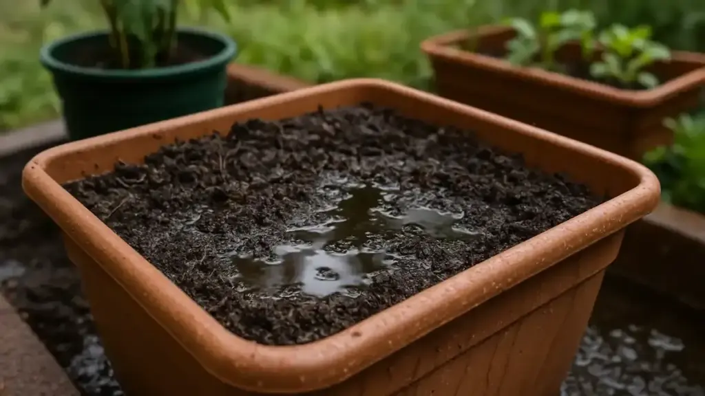 Vasi dell’orto che restano bagnati a lungo: perché ridurre l’acqua non basta se il drenaggio è scarso