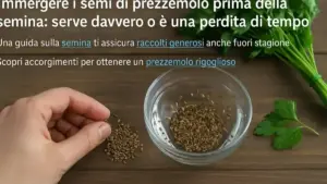 Prezzemolo in vaso in autunno: perché luce e raccolta influenzano la nuova crescita