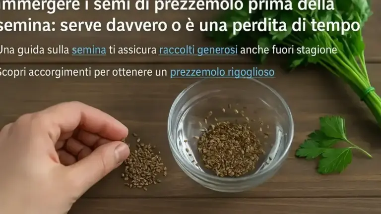 Prezzemolo in vaso in autunno: perché luce e raccolta influenzano la nuova crescita