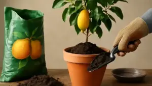 Limone in vaso dopo l’estate: come controllare se le radici occupano tutto il contenitore