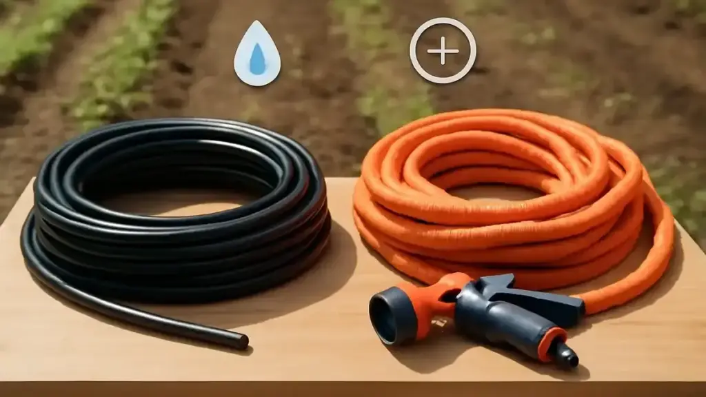 Tubo per irrigare il giardino prima dei primi freddi: come svuotarlo e riporlo
